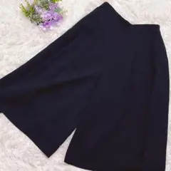リフレクト　ガウチョ　春夏ワイドパンツ　ネイビー　11号サイズ