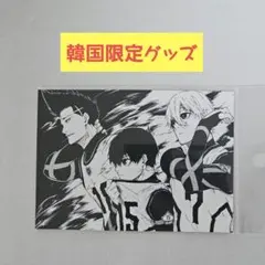 ブルーロック　韓国 限定　アニメイト　潔 凪 馬狼　ポストカード