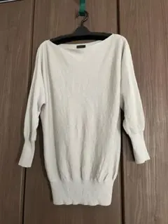 PROFILE ニット トップス　薄茶　ベージュ　ラグラン