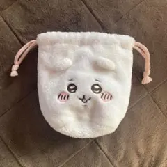 ちいかわ フェイス巾着 ポーチ ナガノ