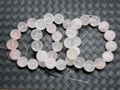 【#934】 天然石 ブレスレット ローズクォーツ 3点セット