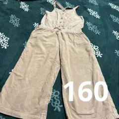 GAP キッズ　ベージュ コーデュロイ オーバーオール　　160