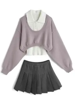 GRL ru1615 セットアップのミニスカートのみ