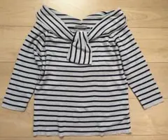 【新品】Doux archives hamac オフショルリボンタイ風ニット