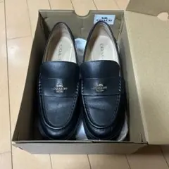 COACH Ruthie Lthr Loafer ブラック 7C 24.0