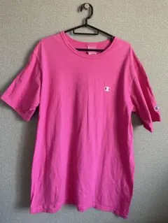 Champion ピンク 半袖Tシャツ