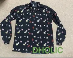 DHOLIC 花柄ブラウス　フリーサイズ