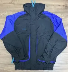 Columbia ナイロンジャケット M ブラック/パープル