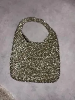 SALON ADAM ET ROPÉ ゴールド ハンドバッグ