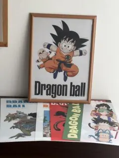 鳥山明 ビジュアルボード A3 地球を守る戦士たち ドラゴンボール