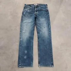 リーバイス501 Levis W32 ブルーデニム 青 古着 ヒゲ 20791 - メルカリ