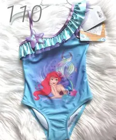 アリエル キッズ用水着・スイムウェアレインボー パープル 110cm