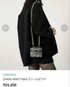 LeSportsac CHAIN VANITY BAG