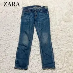 ZARA ストレートデニム ザラ　リラックスフィット　ゆったり　ヴィンテージ