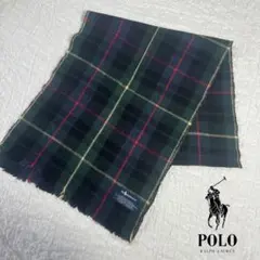 ★ロングサイズ ★チェック柄　Polo Ralph Lauren マフラー