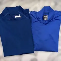 アンダーシャツ　青　 プーマM&DUARIG 160 サッカー　野球