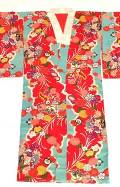 【京夢桜】★旧家宝箱★アンティーク時代着物/お洒落可愛い長襦袢等１３枚まとめ売り★リメイク材料★売り切り★RWK92 京夢桜☆旧家宝箱☆アンティーク時代着物⁄お洒落可愛い長襦袢等１３枚