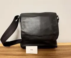 正規品 美品！COACH メンズ サリバン レザー ショルダー バッグ ブラック