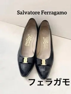 Salvatore Ferragamo フェラガモ ウェッジソール パンプスのサムネイル