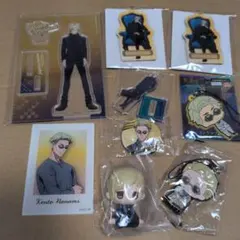 呪術廻戦　七海建人　缶バッジ　アクリルスタンド　アクリルキーホルダー　ジトッと