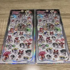 パワーパフガールズ プチドロップシール2シートセット　ボンボンドロップシール新品