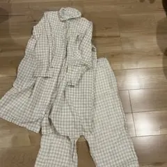 無印良品　MUJI　マタニティ　パジャマ　上下セット　二重ガーゼ　M〜L