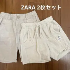 ZARA ハーフパンツ2枚セット12-18m 86
