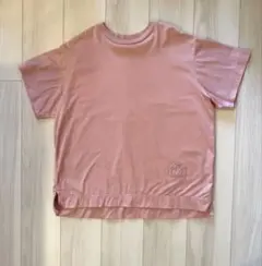 DRAWER ドゥロワー　ピンク 半袖 Tシャツ エンブレム　刺繍　ロゴのサムネイル