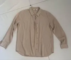 UNIQLO レーヨンブラウス　ストライプシャツ