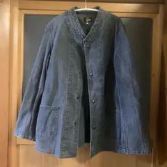 needles グレーデニム　ノーカラージャケット　コットンのサムネイル