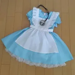 キャサリンコテージ アリス 水色ワンピース 懐中時計ペンダント