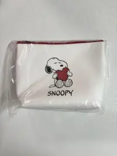 【未開封】DHC スヌーピー　ポーチ&ミラーセット　ハート