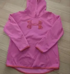アンダーアーマー　パーカージュニアYXL ピンク