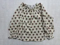 テータテート⚫︎ママコラボ花柄長袖ブラウス　トップス110cm