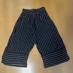 GAP ストライプ ワイドパンツ XS