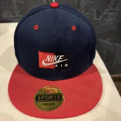 NIKE AIR ベースボールキャップ ネイビー/レッド