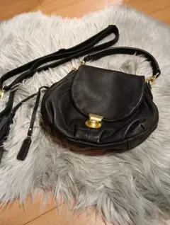 極美品】DIANA・ダイアナ・2way・シボ革・ハンドバッグ・ショルダー 