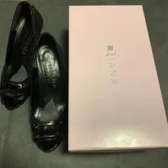 ダイアナ DIANA well  fit パンプス　黒美品　21cm