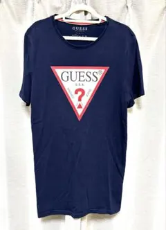 【匿名配送】GUESS 半袖 Tシャツ ネイビー Sサイズのサムネイル