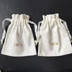 Dior ディオール 巾着 ポーチ 2枚セット