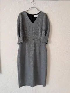 【美品】ヒューゴ・ボス HugoBoss ひざ丈ワンピース セレモニー