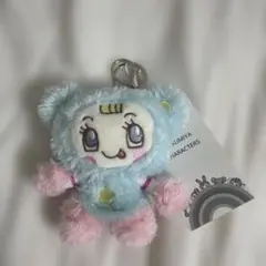 ナルミヤキャラクターズ　ブルーベリエちゃん　ふわふわおすわりぬいぐるみチャーム