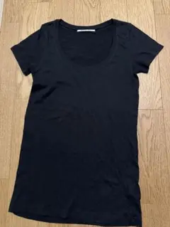 under bar moussy黒 半袖 Tシャツ ラウンドネック