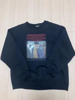 Stranger Things グラフィックスウェット XL ブラック