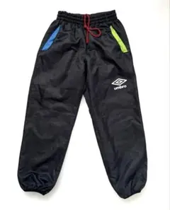 130 アンブロ umbro ブラック ピステパンツ