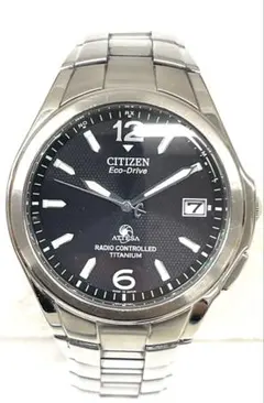 【稼働】CITIZEN ATTESA Eco-Drive 電波時計 チタンのサムネイル