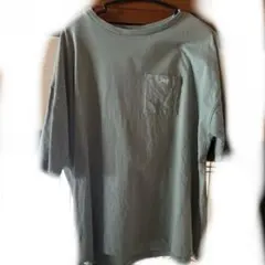 Lee ポケットTシャツ オーバーサイズ　カットソー　M ライトオン　グリーンのサムネイル