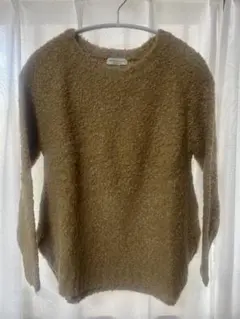 【Fサイズ】earth ブークレニット　キャメル