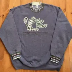 80s USA製 企業 ロゴ ラッセル ジャージーズ スウェット 紫 XL