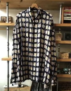 〜90's RAYON Shirt 4XL MADE IN USA